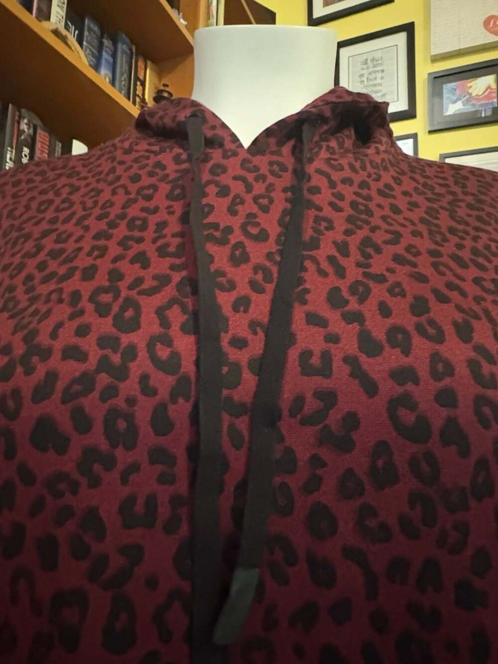 CCX Hoodie Cherry Animal Leopard Print  Hoodie NWT